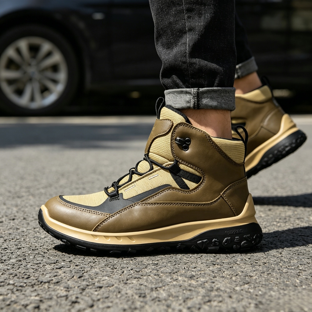 Outdoor Sport Brand Shoes - Высокие кожаные ботинки для мужчин, люксовый