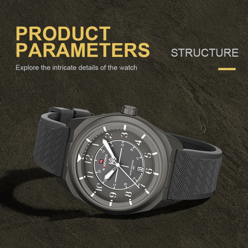 Outdoor Sport Smart Watch - Мужские кварцевые часы NAVIFORCE с календарем,