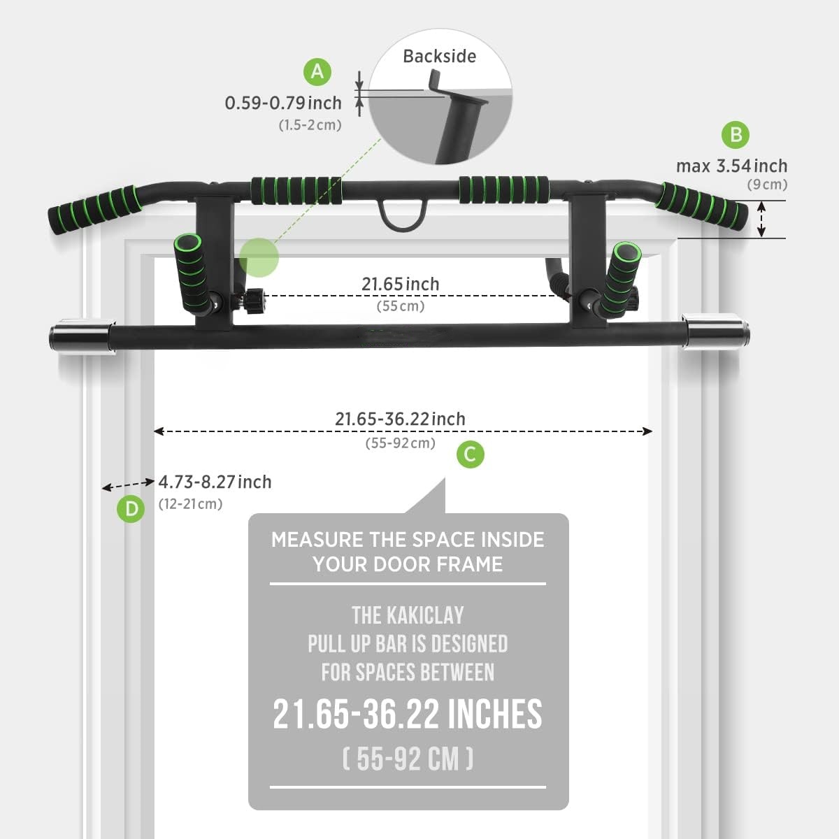 Chin Bar Doorway - Турник Wellshow Sport для дверного проема,