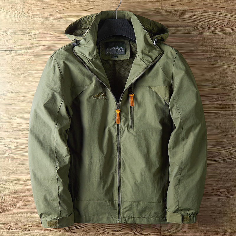 Outdoor Sport Waterproof Jacket - Весенняя мужская непромокаемая куртка: высококачественная, тонкая,