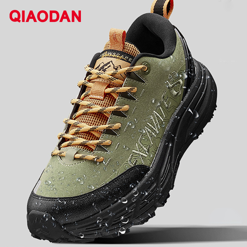 Climbing Shoe Beginner - QIAODAN походная обувь, мужская кожаная зимняя