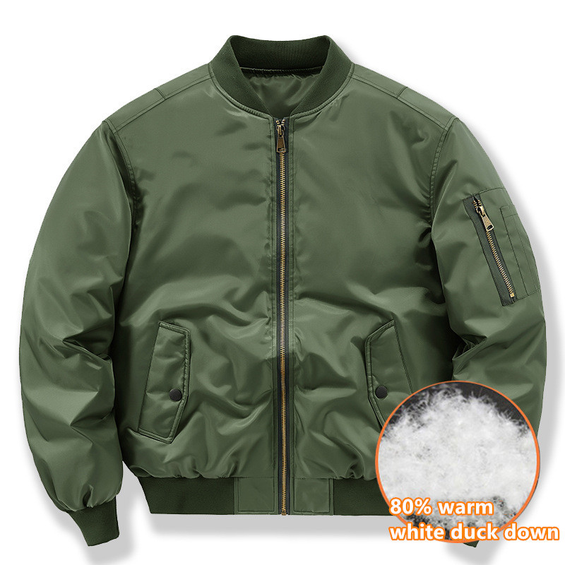 Outdoor Sport Waterproof Jacket - Пуховик мужской зимний короткий, униформа пилота