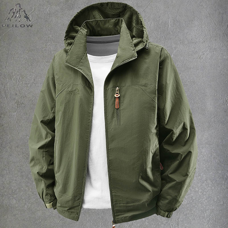 Outdoor Sport Waterproof Jacket - Весенне-осенняя ветровка, водонепроницаемые походные куртки, мужские