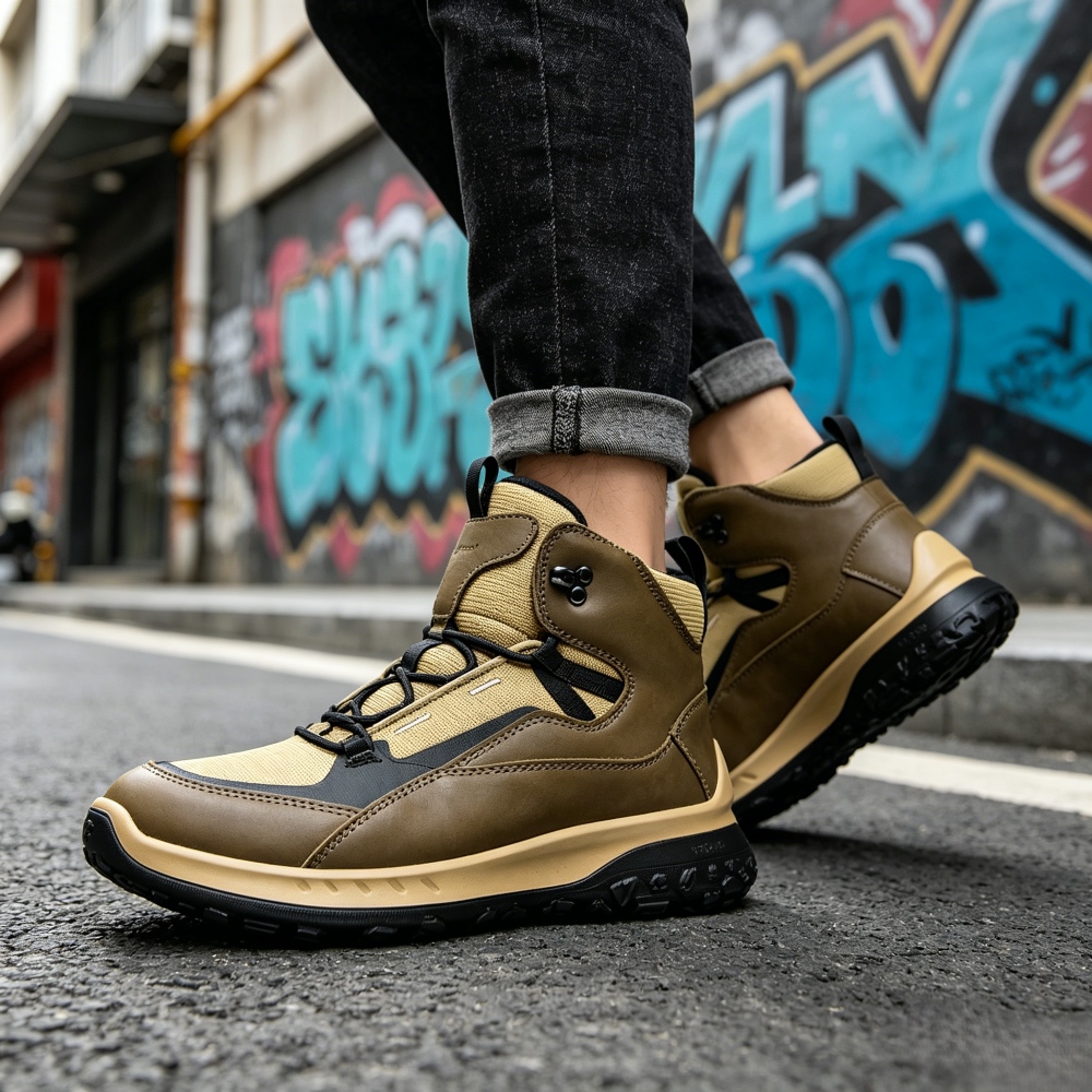 Высокие кожаные ботинки для му – обзор и цена Outdoor Sport Brand Shoes