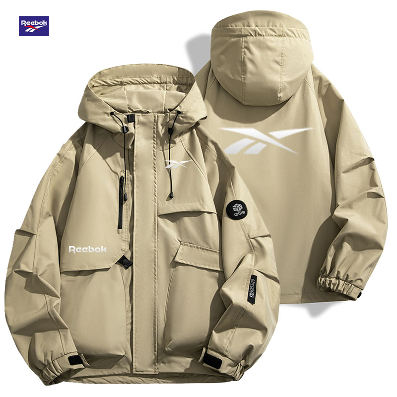 Куртка Reebok Logo 2026 мужска – обзор и цена Outdoor Sport Waterproof Jacket