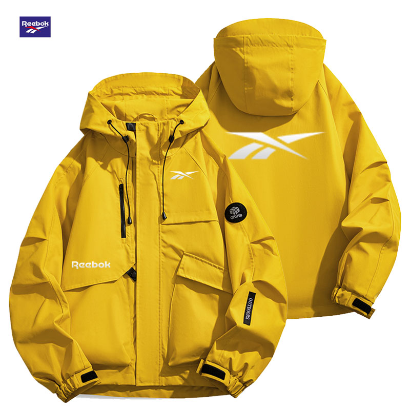Куртка Reebok Logo 2026 мужска – обзор и цена Outdoor Sport Waterproof Jacket